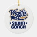 Search for swim coach ornaments Swimming