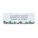 Search for blue mountain return address labels Evergreen pine tree country