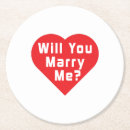 Search for proposal coasters Will you marry me