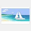 Search for beach monogram stickers Sailboat