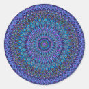 Search for gold and teal stickers Mandala