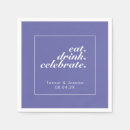Search for periwinkle blue napkins Purple