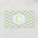 Search for lime green business cards Girly