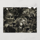 Search for masquerade masks postcards Gothic