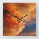 Recherche de nuage horloges Coucher du soleil