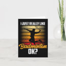 Search for badminton players cards Shuttle smash