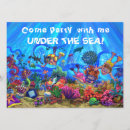 Search for fish 7x5 invitations Children
