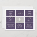 Search for square purple invitations Classic