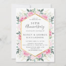 Search for elegant 50th wedding anniversary invitations Script calligraphy
