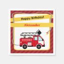 Recherche de camion de pompiers serviettes Pour enfants