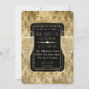 Search for new years eve roaring twenties invitations Gold