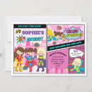 Search for girl power invitations Pink