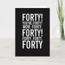 Search for 40th jokes birthday cards Milestone