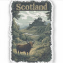 Search for highland cattle stickers Scottish