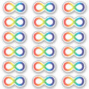 Search for infinity symbol stickers Neurodivergent