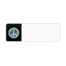 Search for peaceful return address labels World
