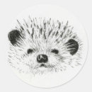 Recherche de dessin de hérisson autocollants Animaux