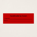 Search for businesscards gift tags Handmade