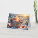 Search for shell on christmas cards Coastal