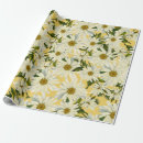 Search for yellow and white wrapping paper Flowers