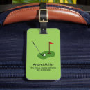 Recherche de drapeau de golf bagages étiquettes Trou