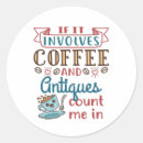 Search for funny coffee stickers Saying
