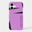 Recherche de rayures roses pourpres iphone coques Féminin