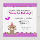 Search for teddy bear birthday invitations Cute