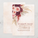 Search for pampas grass bridal shower invitations Terracotta