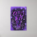 Search for neon canvas prints Purple