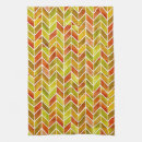 Search for chevron zigzag pattern tea towels Green
