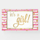 Search for new baby girl banners It's a girl