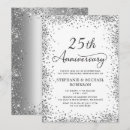Search for silver wedding anniversary invitations 25th anniversary celebration