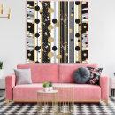 Search for polka dot dots canvas prints Gold