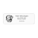 Search for golden retrievers return address labels Modern