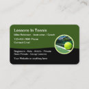 Recherche de tennis coach business cards Moderne