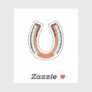 Search for horse horseshoe stickers Brown