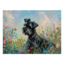 Recherche de schnauzer art Fleur