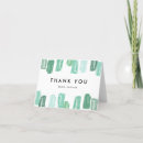 Search for painted thank you cards Green