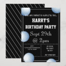 Recherche de golf ball invitations Garçon