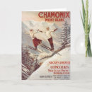 Recherche de chamonix vœux cartes Vintage