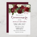 Search for red white quinceanera invitations Roses