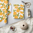 Search for oranges wrapping paper Watercolor