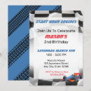 Search for chequered flag birthday invitations Kids