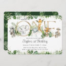Search for tropical leaves invitations Wild one
