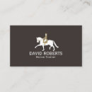 Recherche de entraîneur cheval cartes visite Équin
