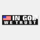 Search for in god we trust bumper stickers America