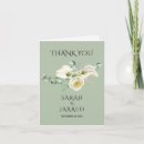 Recherche de calla lilies remerciements cartes Élégant