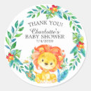 Search for baby lion baby shower stickers Safari
