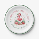 Search for christmas in july paper plates Cute